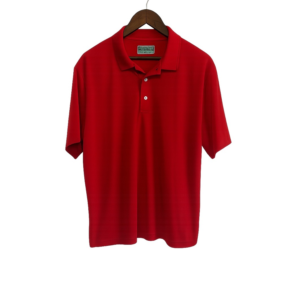 PGA Tour Vibrant Red Polo Shirt